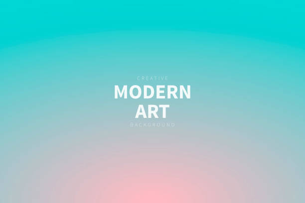 Abstract blurred background - defocused Blue gradient Modern and trendy abstract background with a defocused and blurred gradient, can be used for your design, with space for your text (colors used: Red, Orange, Pink, Purple, Blue, Turquoise, Green). Vector Illustration (EPS10, well layered and grouped), wide format (3:2). Easy to edit, manipulate, resize or colorize. neon turquoise stock illustrations
