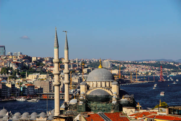 istock Galata Bridge at golden horn and bosphorus view in Istanbul 1171720411