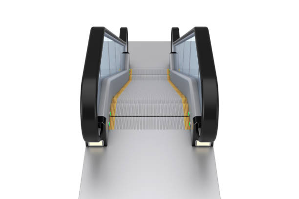 istock Modern Escalator or Electric Stairs. 3d Rendering 1171721768