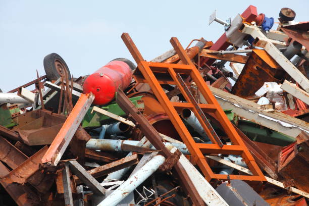 istock Scrap on a scrapyard, scrap metal, Germany 1171722699