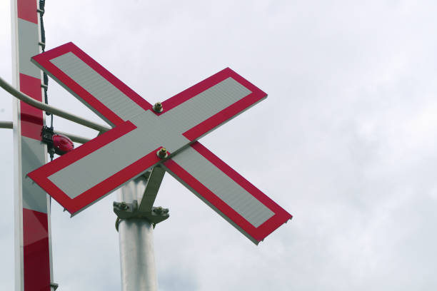 istock train sign railroad track crossing traffic warning 1171733885