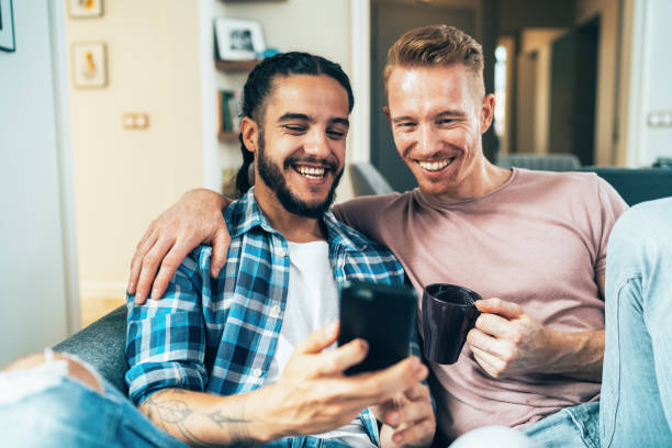istock Happy gay couple 1171734493