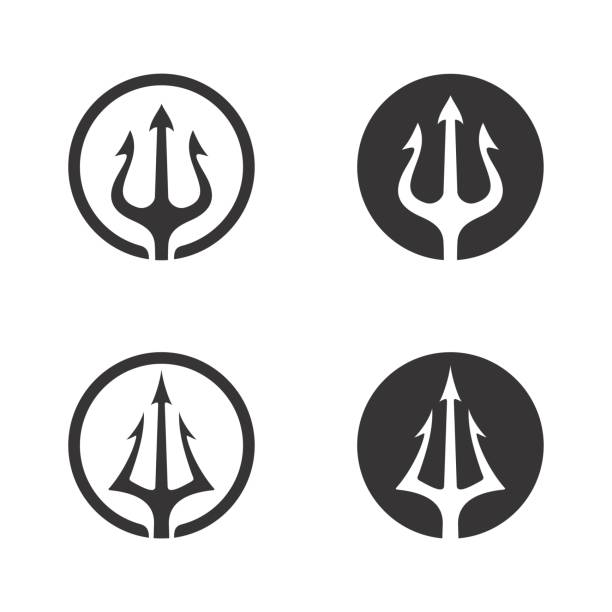 trident дизайн вдохновения - trident stock illustrations