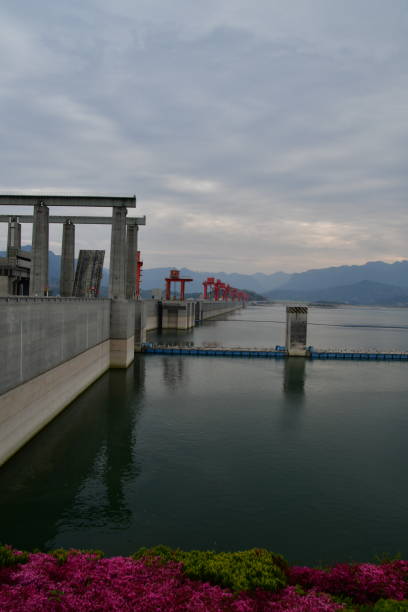 istock 3 Gorges Dam showing the width of the dam 1171737567