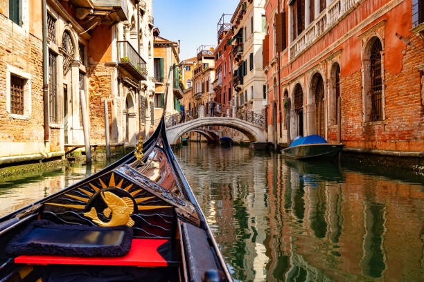 istock Small canal in Venice from the gondola 1171739315