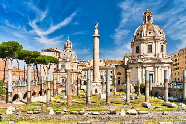 istock Trajan's Column in the center of Rome 1171739335