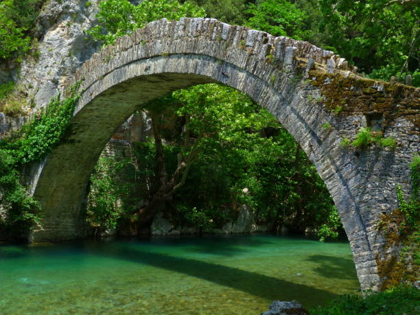 istock Kleidonia Bridge, Voidomatis River, Epirus, Greece 1171743124