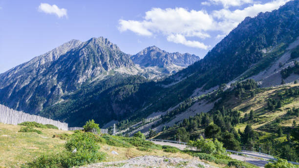 istock Mountains landscape with trees in summertime 1171744574