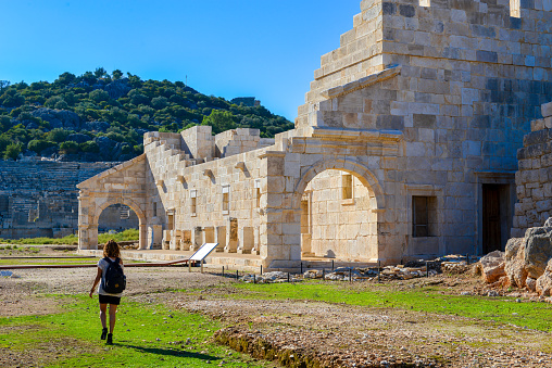 Parliament building in the ancient city of Patara.