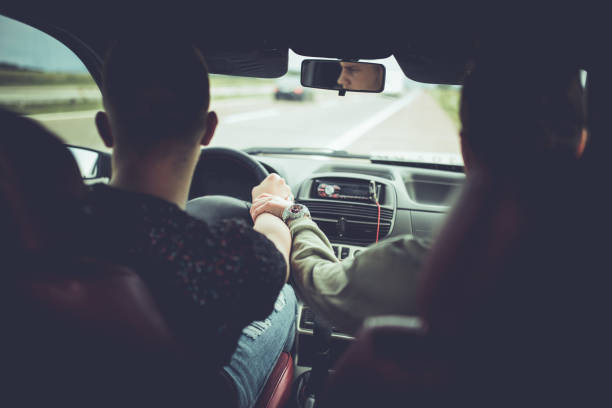 istock Loving couple on road trip 1171745940