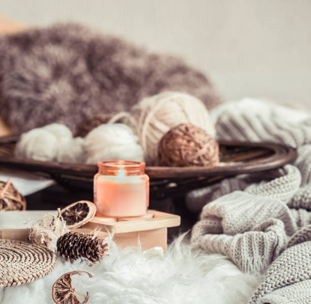 istock Autumn still Life home decor in a cozy house. 1171746195
