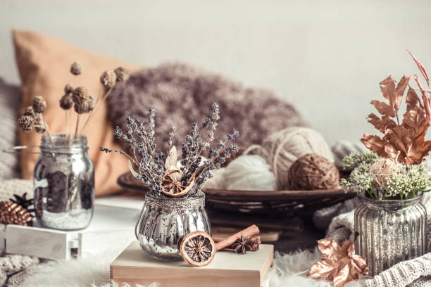 istock Autumn still Life home decor in a cozy house. 1171746230