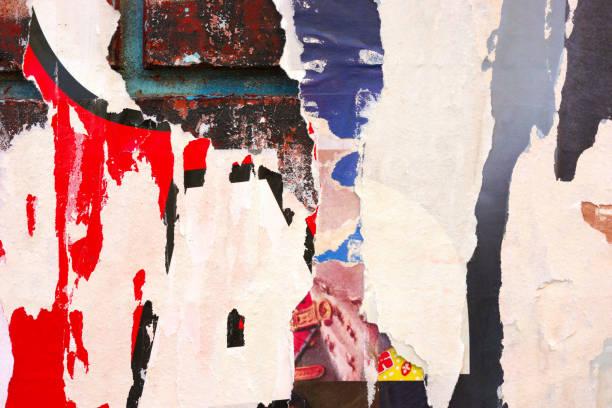 istock Old ripped blank torn paper crumpled creased posters grunge textures backdrop backgrounds placard stock photo 1171747865