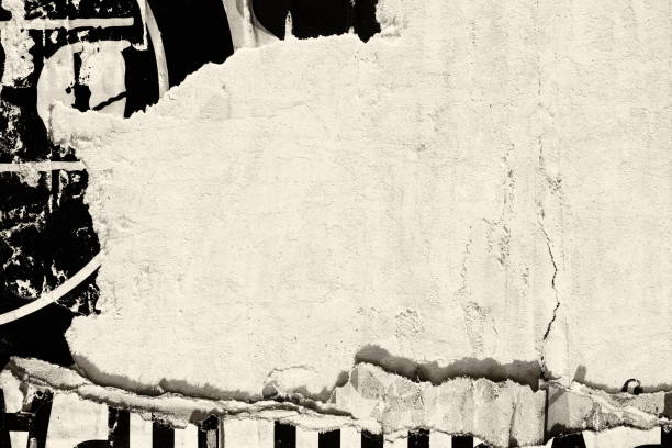 istock Blank old ripped torn crumpled creased posters grunge textures backdrop background frame / Empty space for text stock photo 1171748189