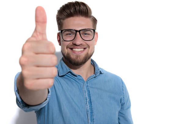 istock smart young happy man making the ok sign 1171751538