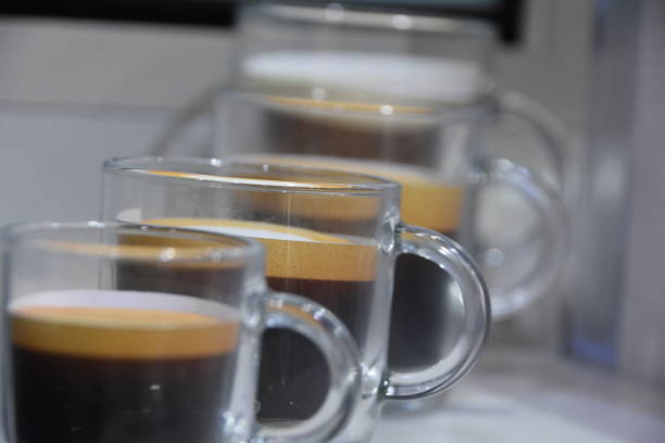 istock Cups of coffee lined up 1171752988