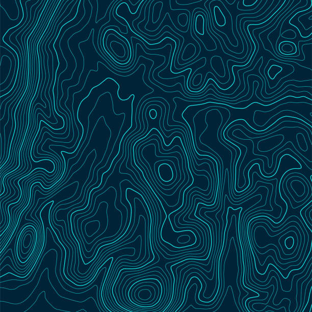 Topographic map background concept with space for your copy. Topography lines art contour , mountain hiking trail , Shape vector design. Computer generated stock illustration Topographic map background concept with space for your copy. Topography lines art contour , mountain hiking trail , Shape vector design. Computer generated stock illustration topography stock illustrations