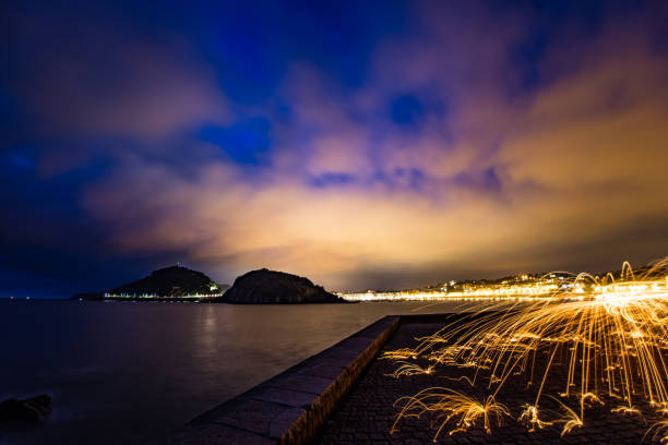 istock Donostia San Sebastian sparks spinning Basque Country 1171757173