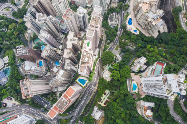 istock Top View of Hong Kong 1171760645