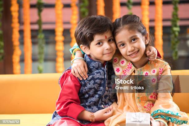 Loving Brother And Sister Stock Photo - Download Image Now - Brother, Sister, Child