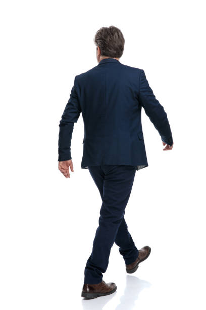istock Rear view of a motivated businessman walking 1171765370