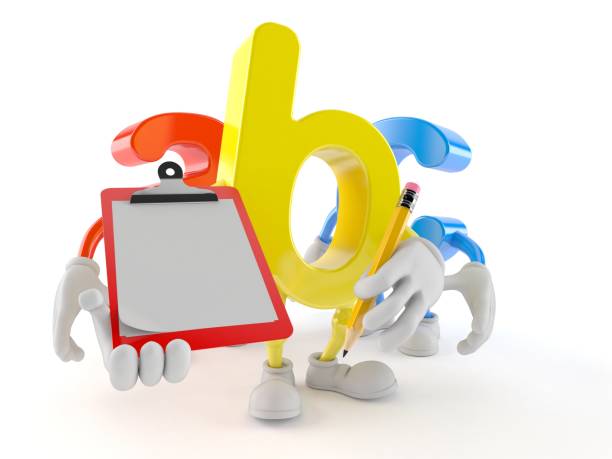 istock ABC character holding clipboard and pencil 1171766928