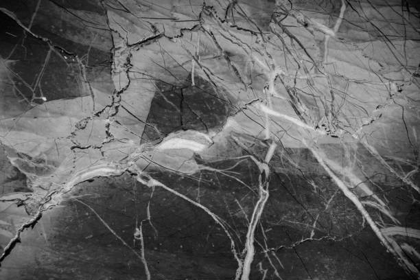 istock Black natural marble as texture and background for design. Abstract dark marble texture. 1171768633