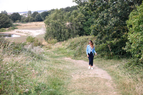 istock Walking on Mitcham Common Russian outdoor girl 1171770596