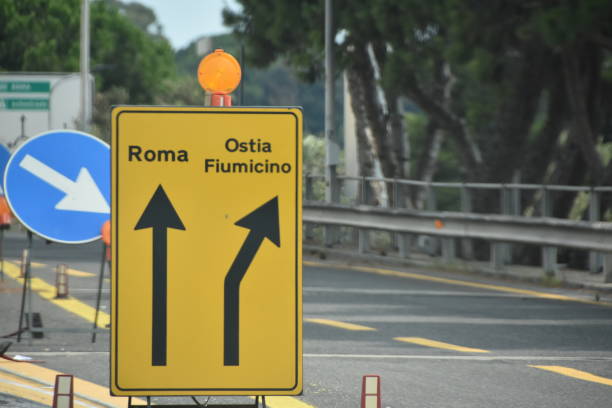 istock Road sign, ITALY 1171773437