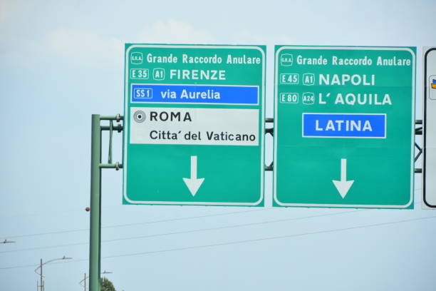 istock Road sign, ITALY 1171773587