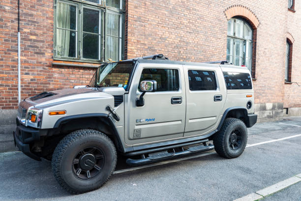 hybrid h2 hummer w: kopenhaga - transportation branding hummer jeep zdjęcia i obrazy z banku zdjęć