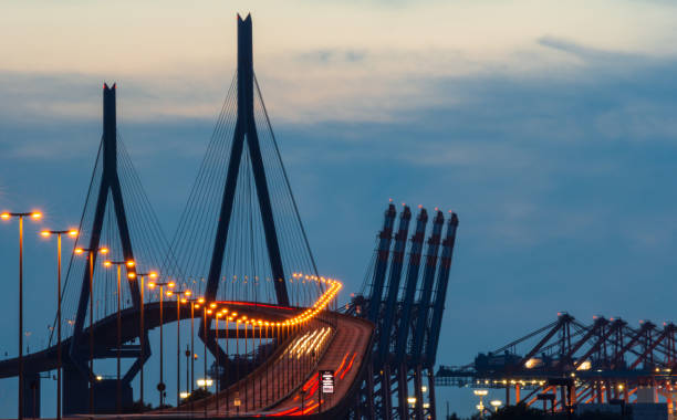 istock Koehlbrand Bridge, Hamburg, Germany 1171777996