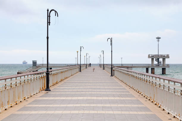 The Burgas Bridge (Бургаският Мост) is a pier in Burgas Bay, Bulgaria.