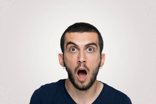 istock Portrait of shocking handsome man looking at camera 1171782379