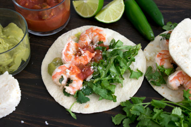 istock Margarita Shrimp Tacos with Toppings 1171782645