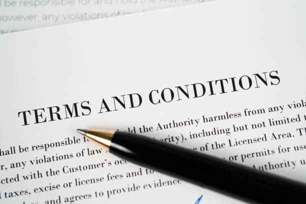 istock Terms and conditions with pen 1171784034