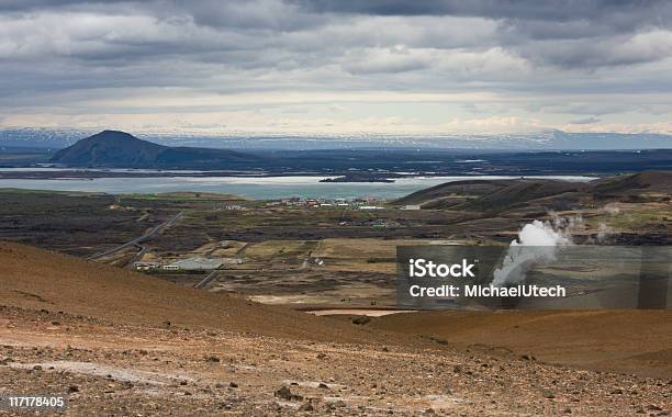 Myvatn View Stock Photo - Download Image Now - Brown, Building Exterior, Built Structure