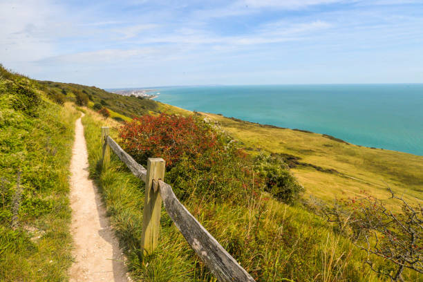 istock Coastal path in southern England 1171786605
