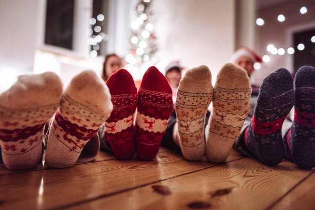istock socks at christmas at home 1171788004