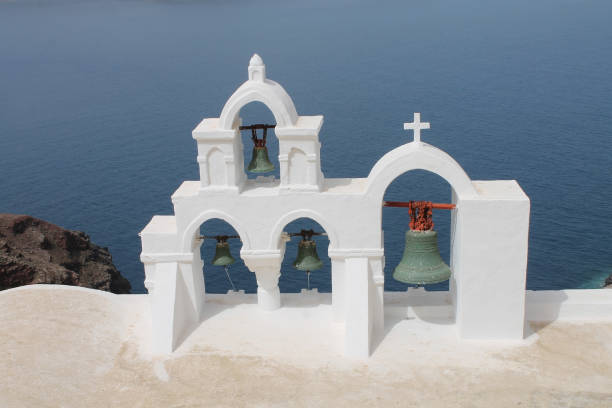 istock White church bells in Oia, Santorini 1171790738