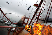 Chaos on Golden Gate Bridge