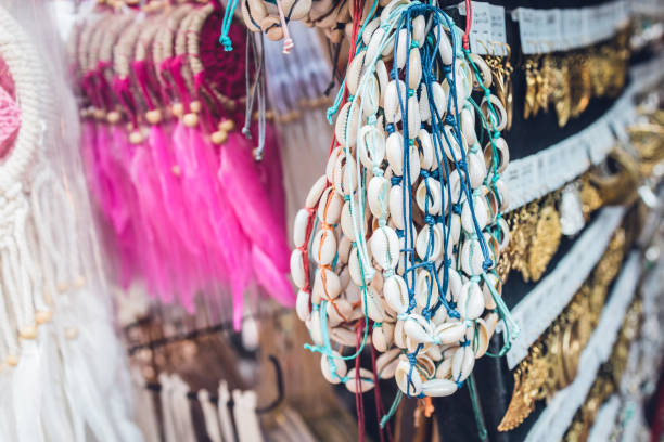 istock Bracelets on display at a store in Bali 1171793680