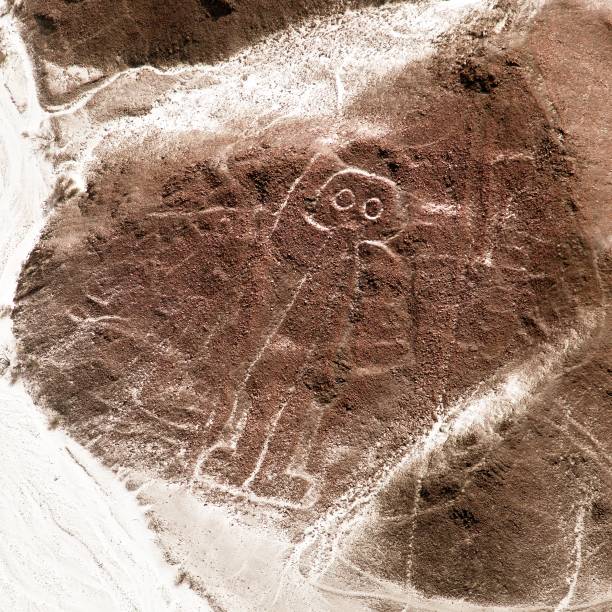 istock The spaceman, Nazca mysterious lines and geoglyphs 1171794983