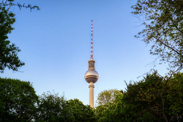 istock The Fernsehturm and Berlin, Germany at sunset 1171799584