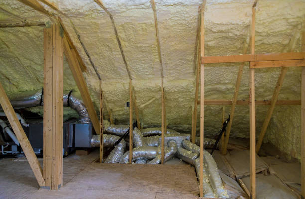 istock Foam plastic Insulation on a new roof 1171800482