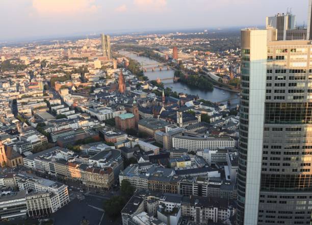 istock Aerial view over Frankfurt 1171805569