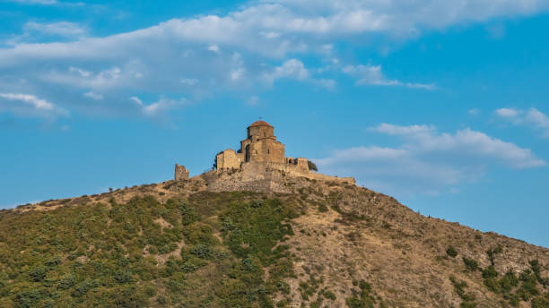 istock View of Jvari Monastery near Mtskheta. UNESCO world heritage in Georgia. 1171809838