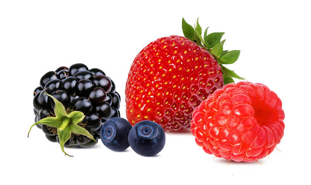 istock Berries collection. Raspberry,strawberry, blueberry, blackberry  isolated 1171810750