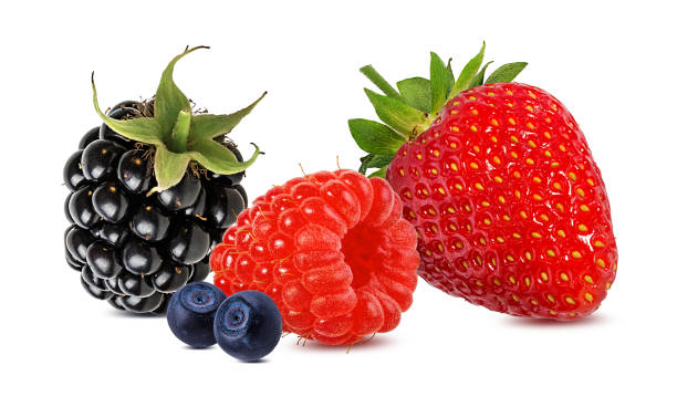 istock Berries collection. Raspberry,strawberry, blueberry, blackberry  isolated 1171810756