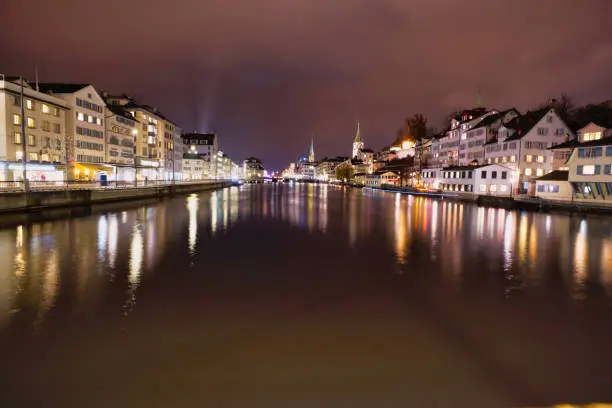 Switzerland rivers side beautiful architecture